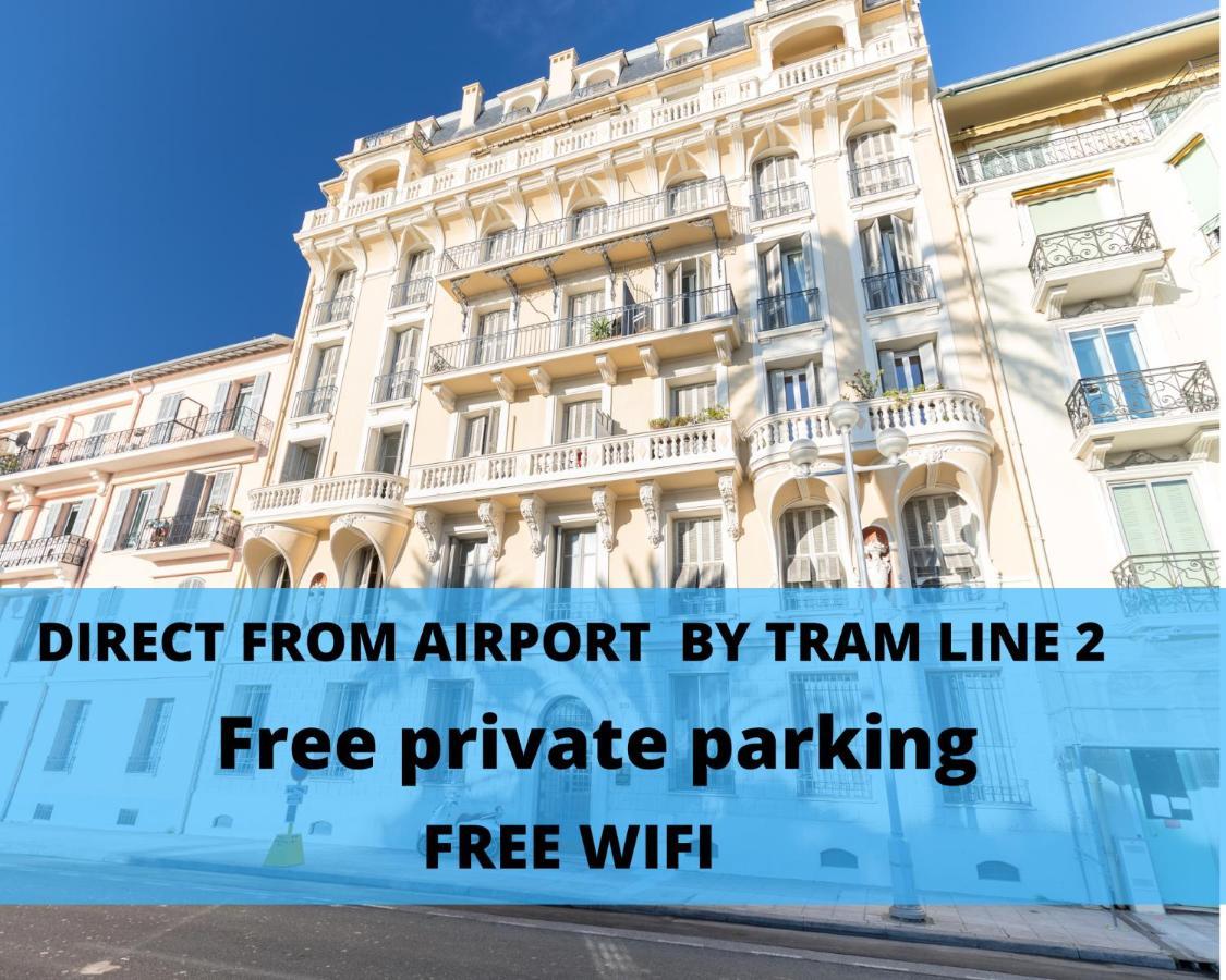 Le 323 Prom - 2 Chambres - Ac - Parking - Tram Et Supermarche Proches - Front De Mer نيس المظهر الخارجي الصورة